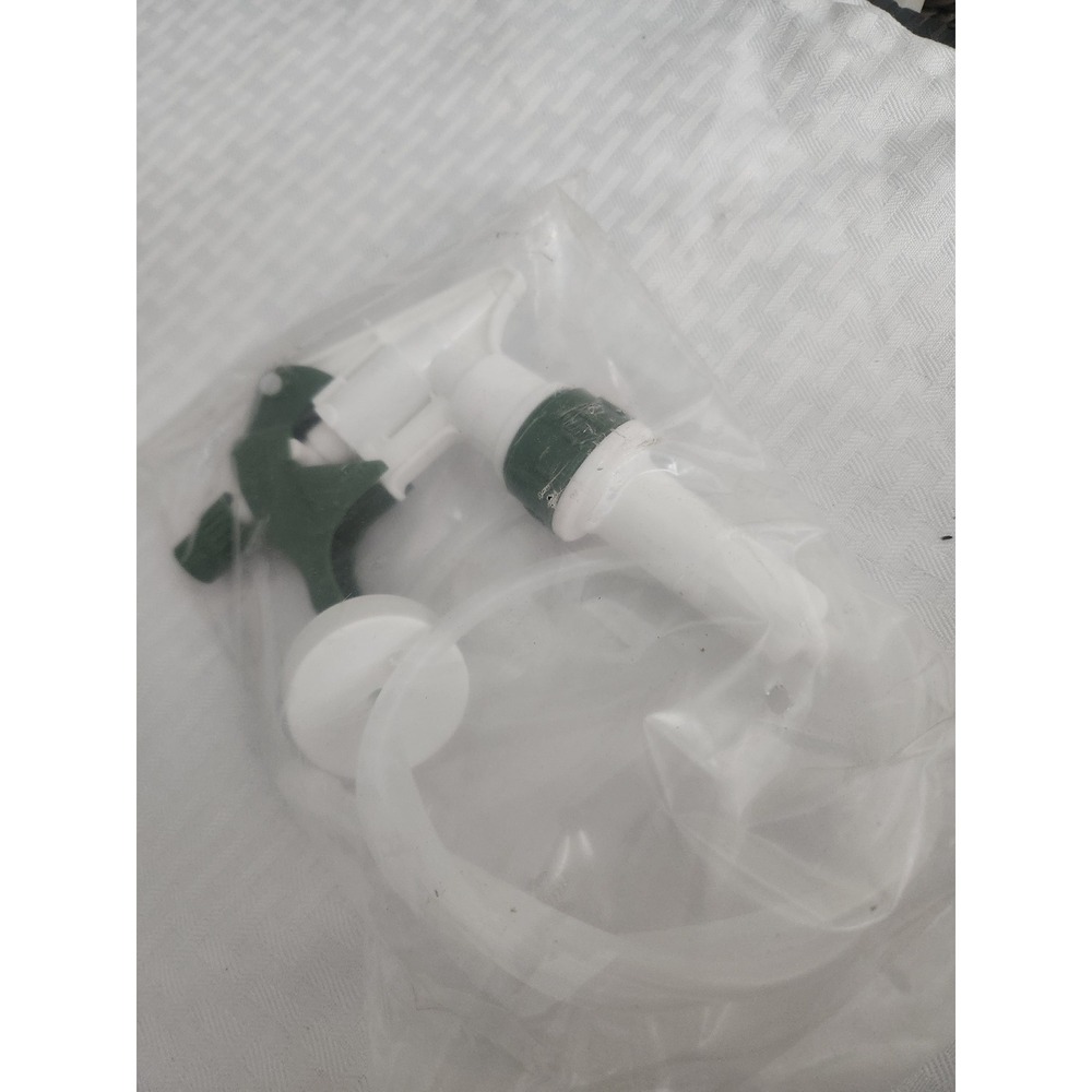 Replacement Trigger Sprayer Head with Long Hose White Green Plastic Utility - Picture 4 of 4